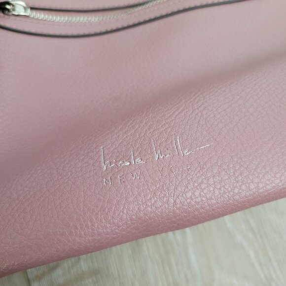 Nicole Miller New York Lavender Shoulder Bag | Beautiful Quality Handbag - Picture 5 of 7